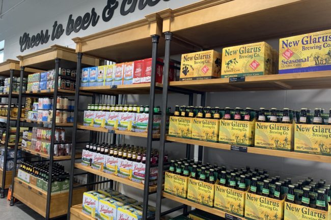 Beer and cheese at Ellsworth Cooperative Creamery